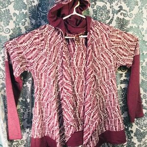 Women’s XL Maroon Prana Breath Asymmetrical Wrap